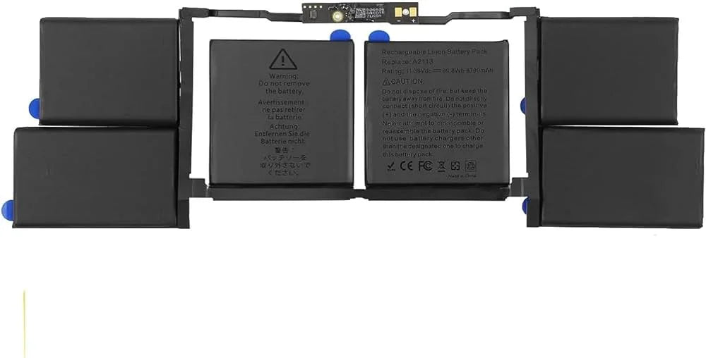 A2113 Battery for MacBook Pro 16 Inch A2141 Battery Replacement, Release 2020 2019, EMC 3347, MVVL2 MVVL2LL/A MVVM2 MVVM2LL/A MVVJ2 MVVJ2LL/A MVVK2 MVVK2LL/A - eBuy UAE